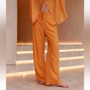 DISSH Orange Wide-Leg Pants